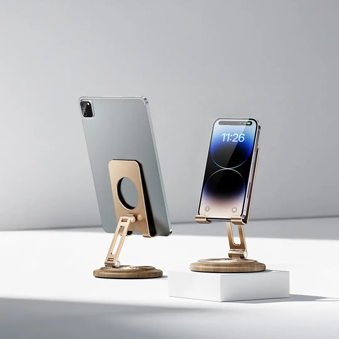 Porodo 360° Rotating Mobile & Tablet Stand(PD-HSM25-GY) Porodo 360° Rotating Mobile & Tablet Stand(PD-HSM25-GY)